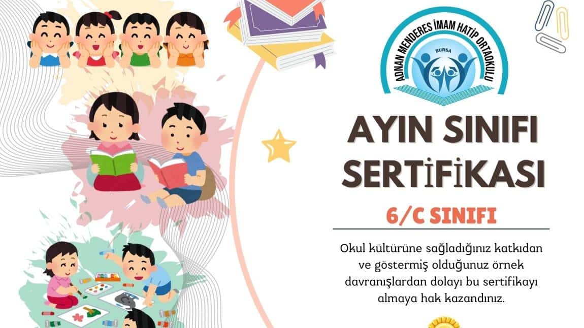 EKİM AYINDA AYIN SINIFI UYGULAMASI KAZANANI: 6-C 